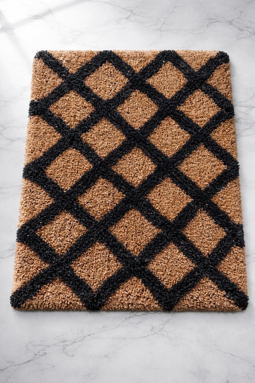 Bathmat brown nut net