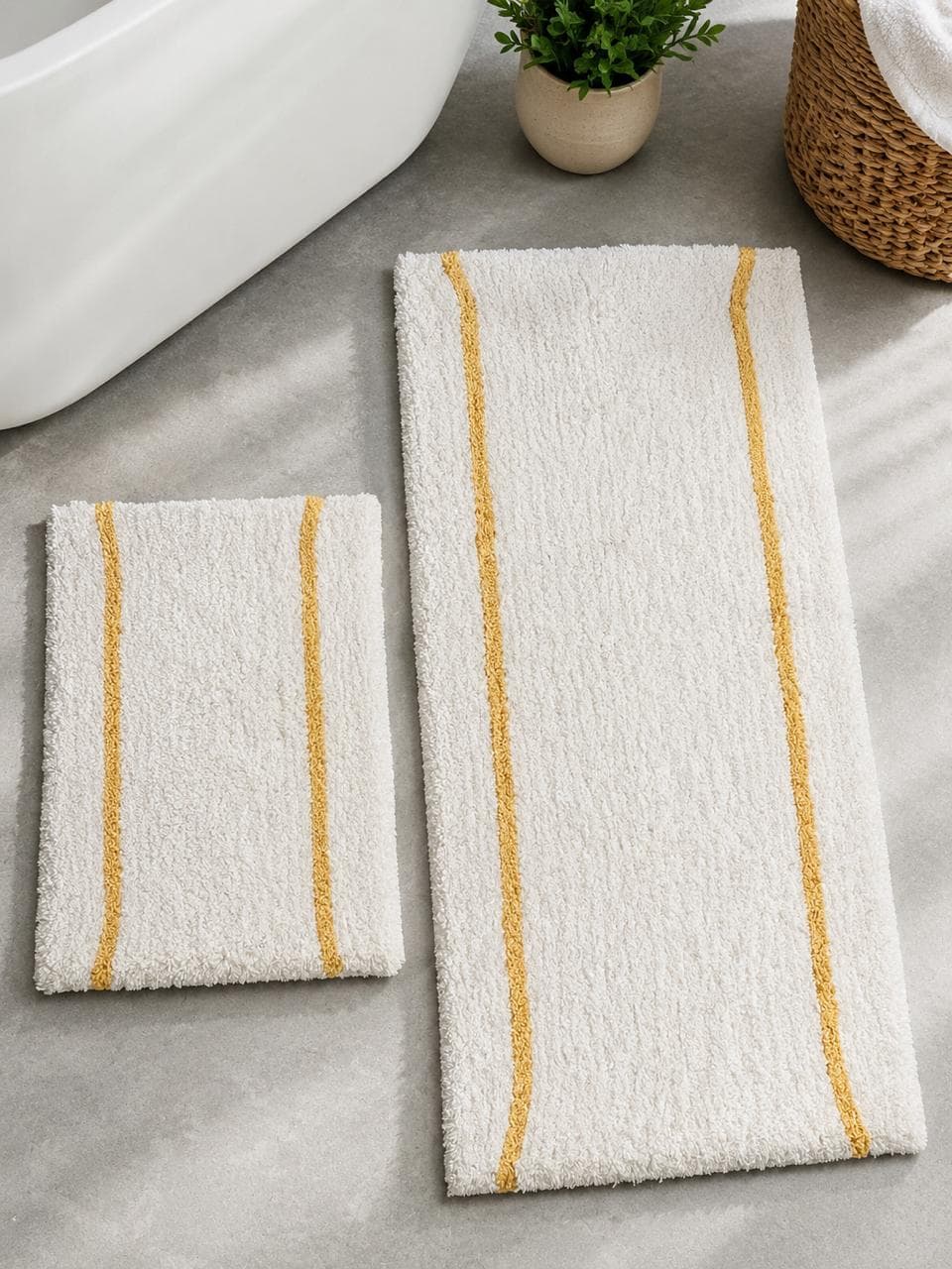 BATHMAT DOUBLE STRIPES